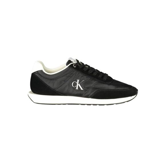 Calvin Klein Black Recycled Polyester Men Men's Sneaker - Picture 1 of 3